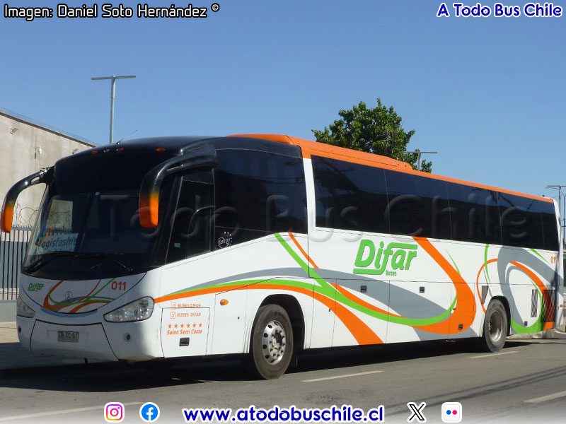 Irizar Century III 3.40 / Mercedes Benz O-500RS-1836 / Transportes Difar