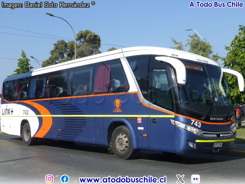 Marcopolo Viaggio G7 900 / Mercedes Benz O-500RS-1941 BlueTec5 / Link + (Al servicio de CODELCO División El Teniente)