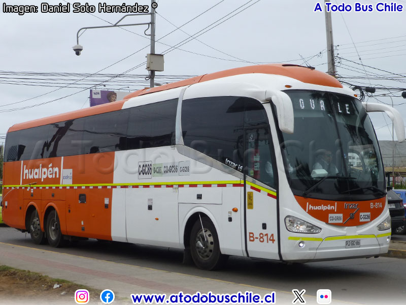 Irizar i6 3.90 / Volvo B-450R Euro5 / Buses Hualpén