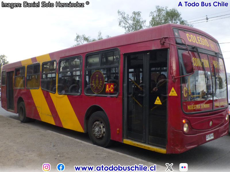 Induscar Caio Mondego H / Mercedes Benz O-500U-1726 / Colegio María Inmaculada (El Bosque - Santiago)