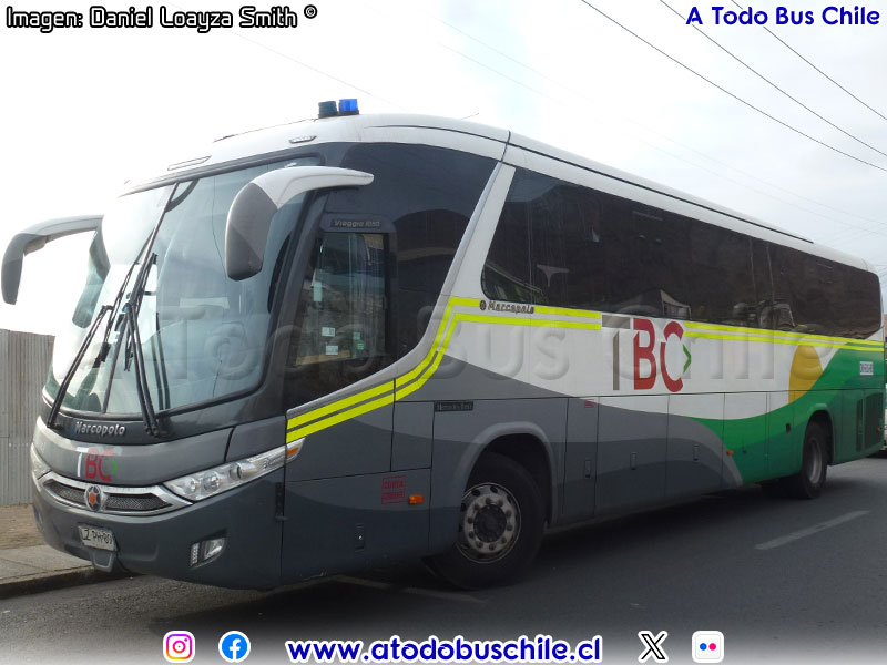 Marcopolo Viaggio G7 1050 / Mercedes Benz O-500RS-1936 BlueTec5 / Transportes Bermúdez Cordero