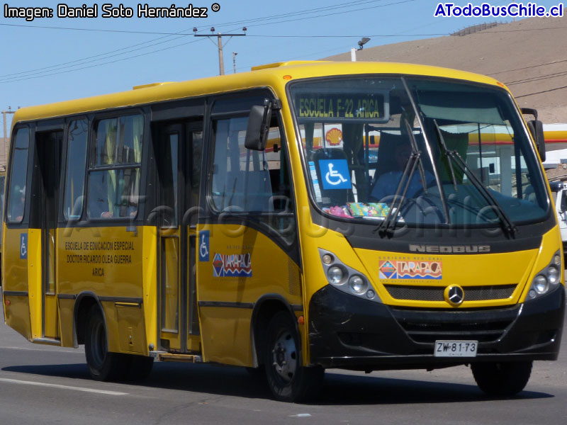 Neobus Thunder + / Mercedes Benz LO-915 / Escuela F-22 Arica