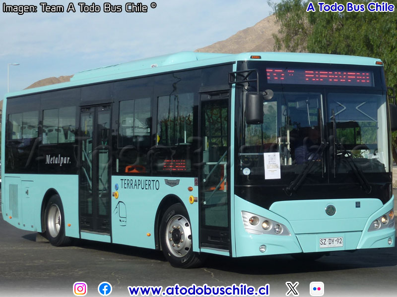 Sunlong SLK6939 Euro5 / Acercamiento Terrapuerto Copiapó