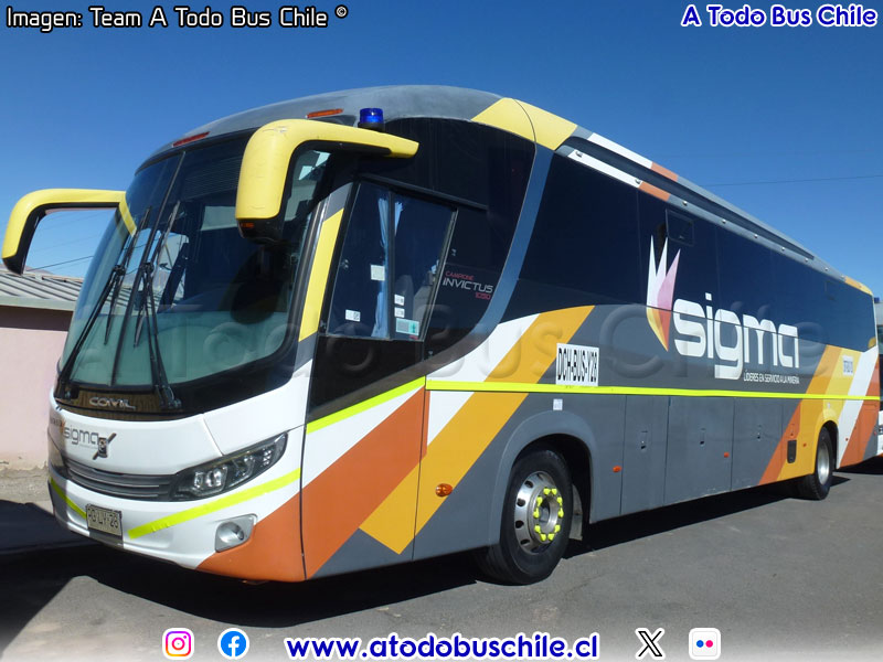 Comil Campione Invictus 1050 / Volvo B-380R Euro5 / Transportes Sigma