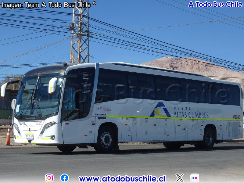 Busscar Vissta Buss 340 / Mercedes Benz O-500RS-1936 BlueTec5 / Buses Altas Cumbres