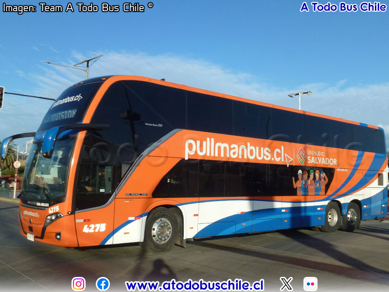 Busscar Vissta Buss DD / Volvo B-450R Euro5 / Pullman Bus - Tandem (Al servicio de CODELCO División El Salvador)