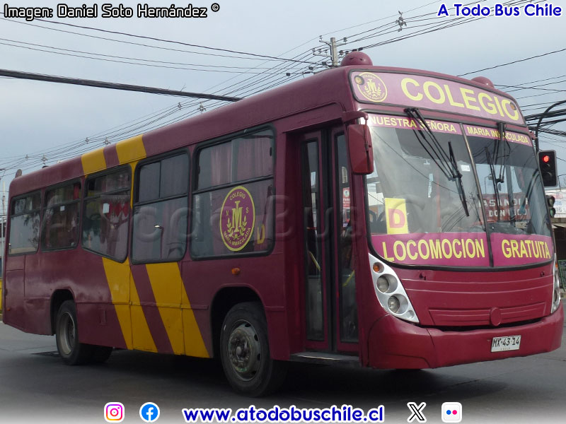 Neobus Mega / Mercedes Benz OH-1115L-SB / Colegio María Inmaculada (El Bosque - Santiago)