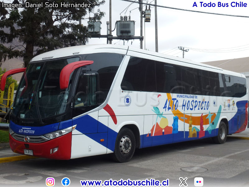 Marcopolo Viaggio 1050 / Mercedes Benz O-500RS-1936 BlueTec5 / I. M. de Alto Hospicio (Región de Tarapacá)