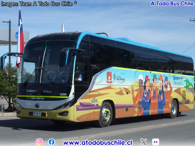 Yutong T132BEV / Tandem (Al servicio de CODELCO División El Salvador)