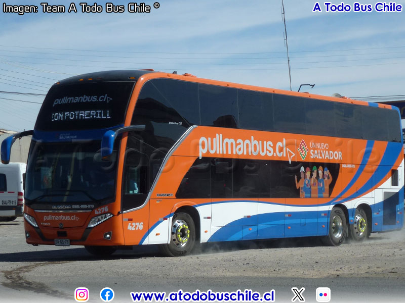 Busscar Vissta Buss DD / Volvo B-450R Euro5 / Pullman Bus - Tandem (Al servicio de CODELCO División El Salvador)