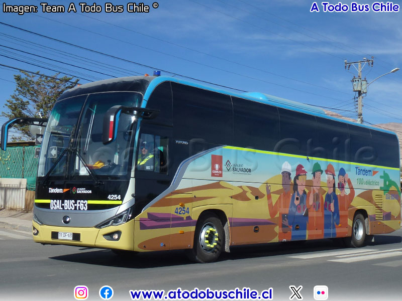 Yutong T132BEV / Tandem (Al servicio de CODELCO División El Salvador)