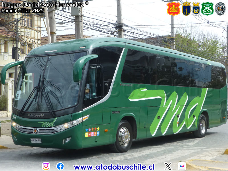 Marcopolo Viaggio G7 1050 / Mercedes Benz O-500R-1830 BlueTec5 / Meneses y Díaz MD