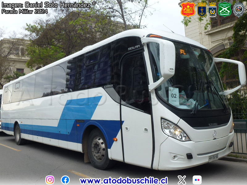 Induscar Caio Foz Solar / Mercedes Benz O-500R-1830 BlueTec5 / Fuerza Aérea de Chile (II Brigada Aérea)