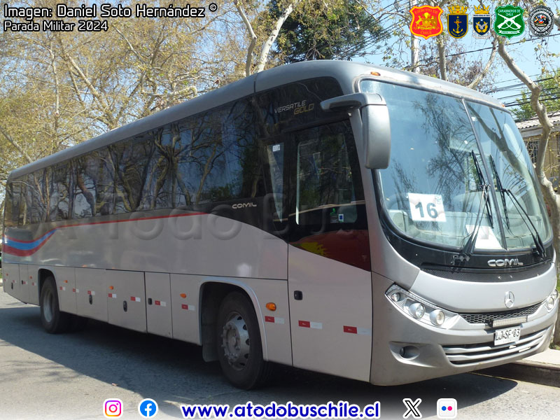 Comil Versatile Gold / Mercedes Benz OF-1724 BlueTec5 / Ejército de Chile (II y III División)