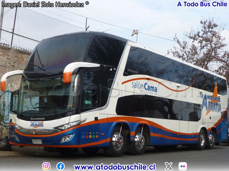 Marcopolo Paradiso G7 1800DD / Volvo B-450R 8x2 Euro5 / Transportes Arratia